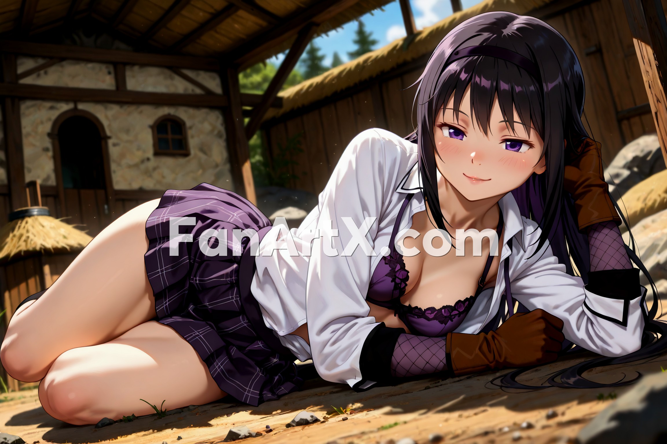 Akemi Homura Puella Magi Madoka Magica Fanart 3705311